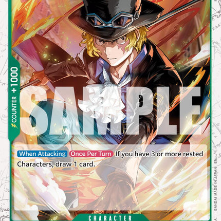 Sabo (OP09-027) (Pirate Foil) [Premium Booster -The Best- Vol. 2]