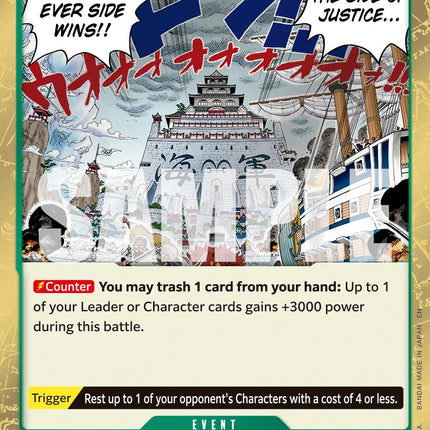Because the Side of Justice Will Be Whichever Side Wins!! (Reprint) [Premium Booster -The Best- Vol. 2]