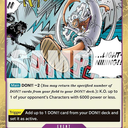Gum-Gum Lightning (Pirate Foil) [Premium Booster -The Best- Vol. 2]