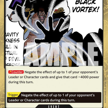 Black Vortex (Pirate Foil) [Premium Booster -The Best- Vol. 2]