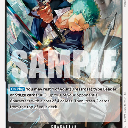 Roronoa Zoro (OP10-095) (Reprint) [Premium Booster -The Best- Vol. 2]