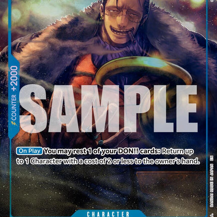 Crocodile (OP07-040) (Alternate Art) [Premium Booster -The Best- Vol. 2]