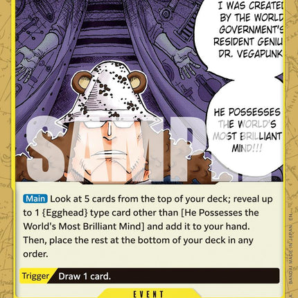 He Possesses the World's Most Brilliant Mind (Reprint) [Premium Booster -The Best- Vol. 2]