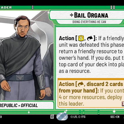 Bail Organa (8/264) - Doing Everything He Can (8/264) [Secrets of Power]