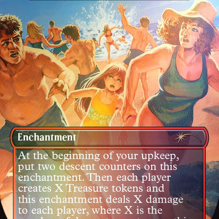 Panic on Amity Island - Descent into Avernus (Rainbow Foil) [Secret Lair Drop Series]