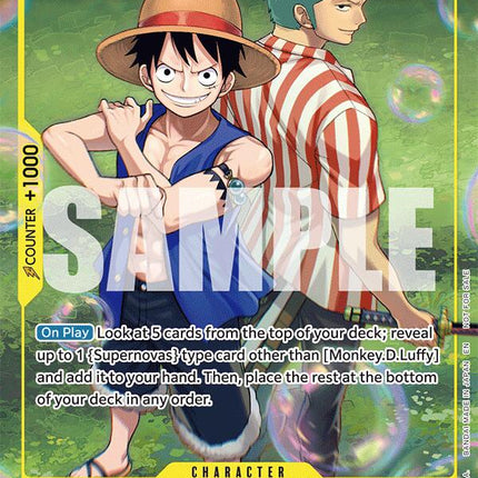 Monkey.D.Luffy (Learn Together Deck Set - Set Sail Event) [One Piece Promotion Cards]