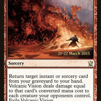 Volcanic Vision [Dragons of Tarkir Prerelease Promos]