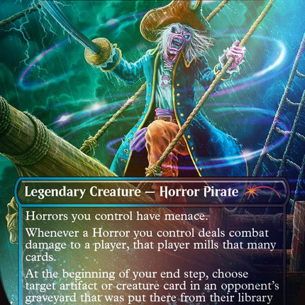 Eddie, Ghost of the Navigator - Captain N'ghathrod (Rainbow Foil) [Secret Lair Drop Series]