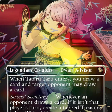 Tataru Taru (Borderless) (Chocobo Track Foil) [FINAL FANTASY Commander]