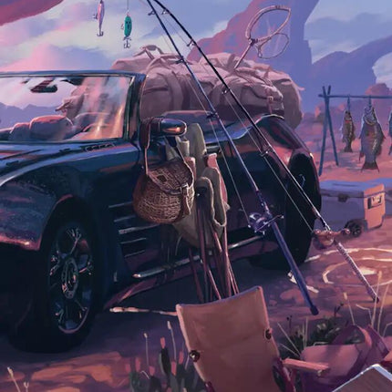 Fishing Gear Scene Art Card [FINAL FANTASY Art Series]