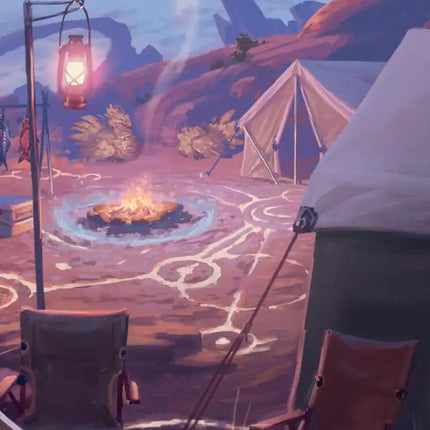 Chocobo Camp Scene Art Card [FINAL FANTASY Art Series]