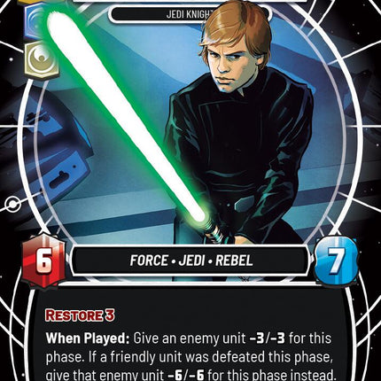Luke Skywalker - Jedi Knight (173) (173) [Sector and Regional Promos: Season 1]
