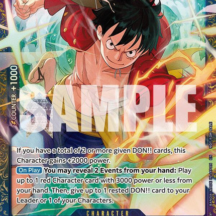 Monkey.D.Luffy (Treasure Cup 2025) [One Piece Promotion Cards]
