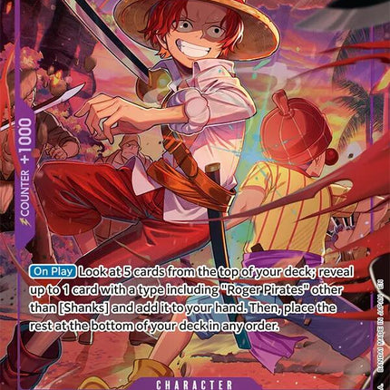 Shanks (Alternate Art) [Carrying On His Will]