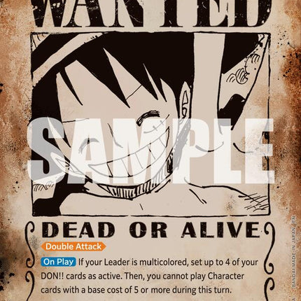 Monkey.D.Luffy (Wanted Poster) [Carrying On His Will]