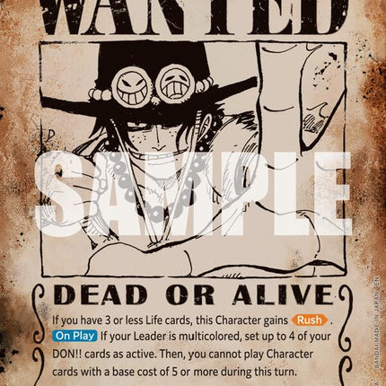 Portgas.D.Ace (Wanted Poster) [Carrying On His Will]
