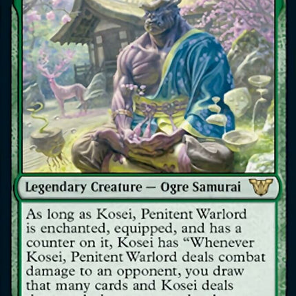 Kosei, Penitent Warlord [Kamigawa: Neon Dynasty Commander]