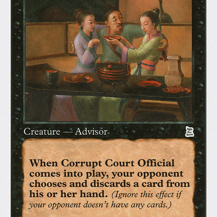 Corrupt Court Official [Portal Three Kingdoms]