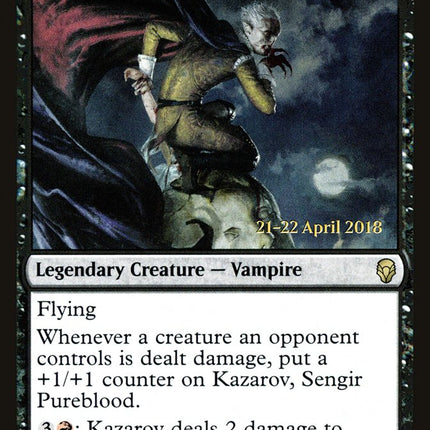 Kazarov, Sengir Pureblood [Dominaria Prerelease Promos]
