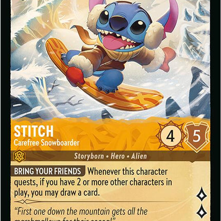 Stitch - Carefree Snowboarder (7/204) [Winterspell]