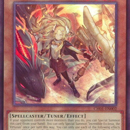 Incredible Ecclesia, the Virtuous [CH01-EN002] Ultra Rare