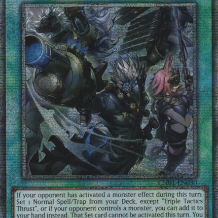 Triple Tactics Thrust (Starlight Rare) [CH01-EN030] Starlight Rare