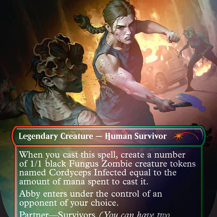 Abby, Merciless Soldier (Rainbow Foil) [Secret Lair Drop Series]