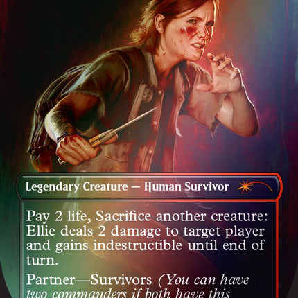 Ellie, Vengeful Hunter (Rainbow Foil) [Secret Lair Drop Series]