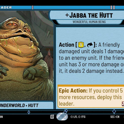 Jabba the Hutt (2/264) - Wonderful Human Being (2/264) [Secrets of Power]