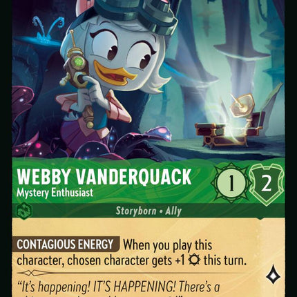 Webby Vanderquack - Mystery Enthusiast (73/204) [Whispers in the Well]