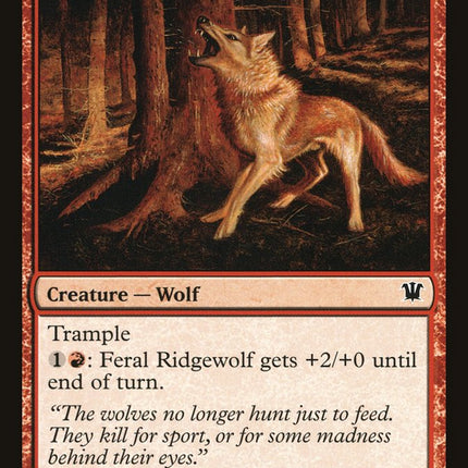 Feral Ridgewolf [Innistrad]