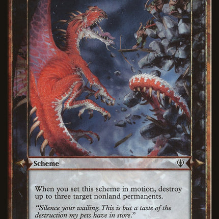 Tooth, Claw, and Tail (Schemes) [Archenemy Schemes]