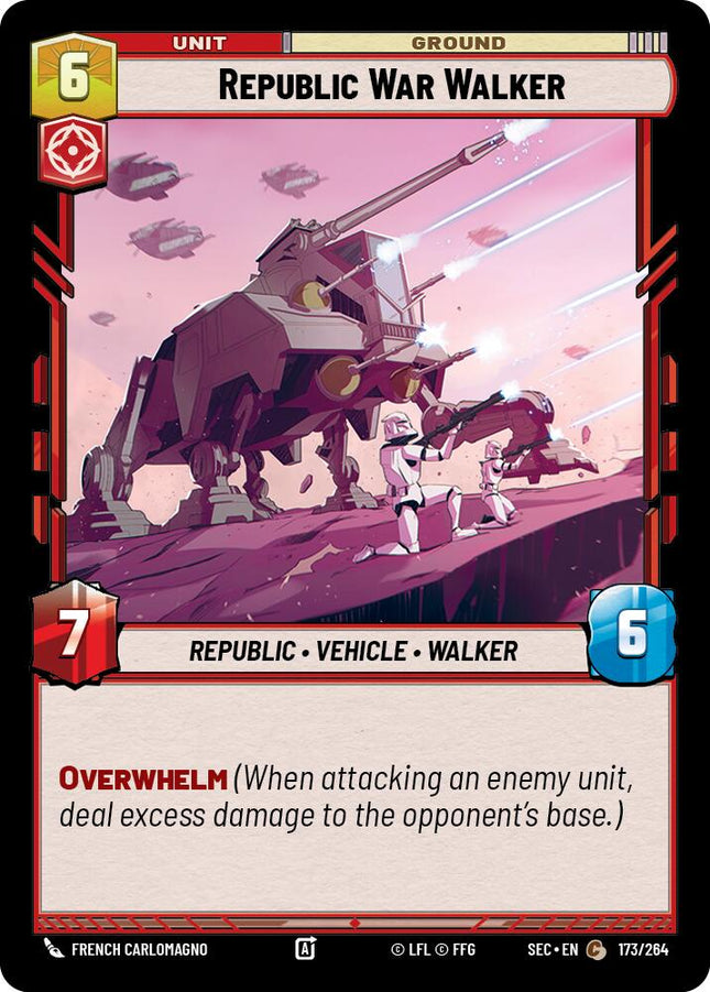 Republic War Walker (173/264) (173/264) [Secrets of Power]