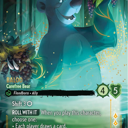 Baloo - Carefree Bear (Enchanted) (230/204) [Whispers in the Well]