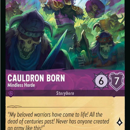 Cauldron Born - Mindless Horde (39/204) [Whispers in the Well]