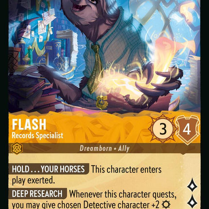 Flash - Records Specialist (14/204) [Whispers in the Well]