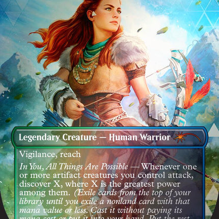 Aloy, Savior of Meridian (Rainbow Foil) [Secret Lair Drop Series]
