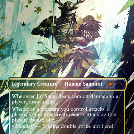Jin Sakai, Ghost of Tsushima (Rainbow Foil) [Secret Lair Drop Series]