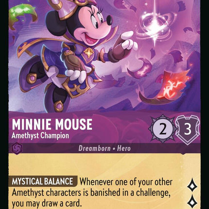 Minnie Mouse - Amethyst Champion (35/204) [Whispers in the Well]