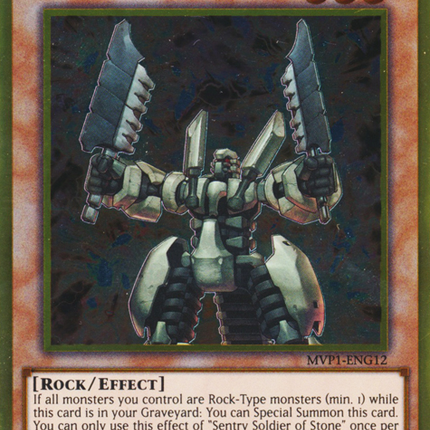 Sentry Soldier of Stone [MVP1-ENG12] Gold Rare