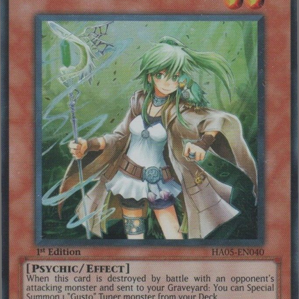 Winda, Priestess of Gusto [HA05-EN040] Super Rare