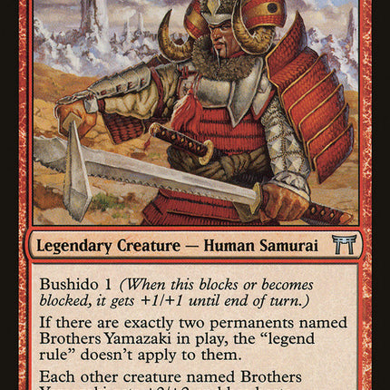 Brothers Yamazaki (160a/306) [Champions of Kamigawa]