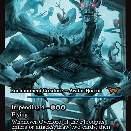 Overlord of the Floodpits (Japan Showcase) [Duskmourn: House of Horror]