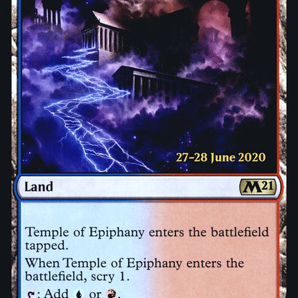 Temple of Epiphany [Core Set 2021 Prerelease Promos]
