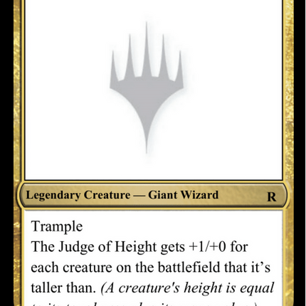 The Judge of Height [Unknown Event]