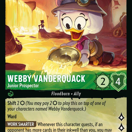 Webby Vanderquack - Junior Prospector (93/204) [Whispers in the Well]