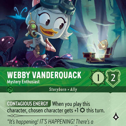 Webby Vanderquack - Mystery Enthusiast (Epic) (211/204) [Whispers in the Well]