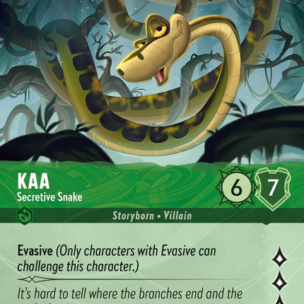 Kaa - Secretive Snake (Epic) (212/204) [Whispers in the Well]