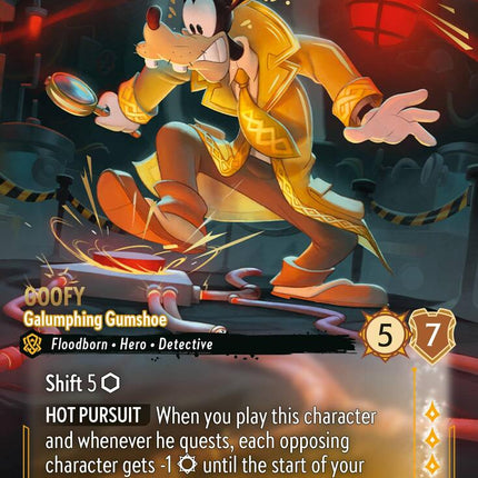 Goofy - Galumphing Gumshoe (Enchanted) (223/204) [Whispers in the Well]