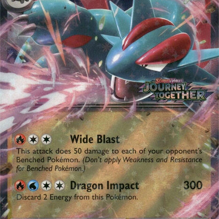 Salamence ex (114/159) (Journey Together Stamped) [Scarlet & Violet: Journey Together]